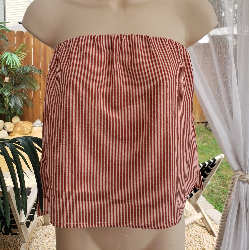 Striped crop top